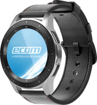Die ecom Smart-Ex® Watch 01 ist die erste Smartwatch für den Ex-Bereich in Zone 2/22 und Div. 2. (CR: ecom)