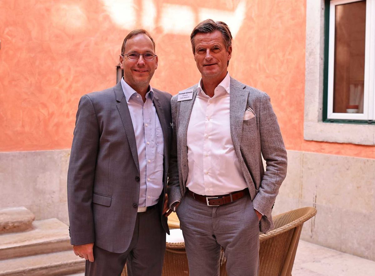 Christoph Schwartz und Jörg Stelzer nehmen für Schwartz Public Relations an der Jahreskonferenz von Eurocom Worldwide teil.