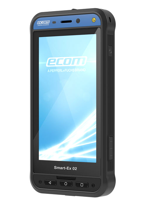 Neu von ecom: das explosionsgeschützte 4G/LTE-Android-Smartphone Smart-Ex 02 (CR: Pepperl+Fuchs)